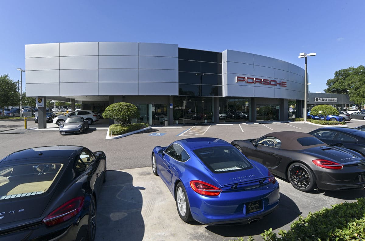 Reeves Porsche Tampa Built by DeLotto as General Contractor
